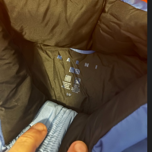 Uniqlo and Marni collab oversized blue down puffer vest NWT - Picture 9 of 12